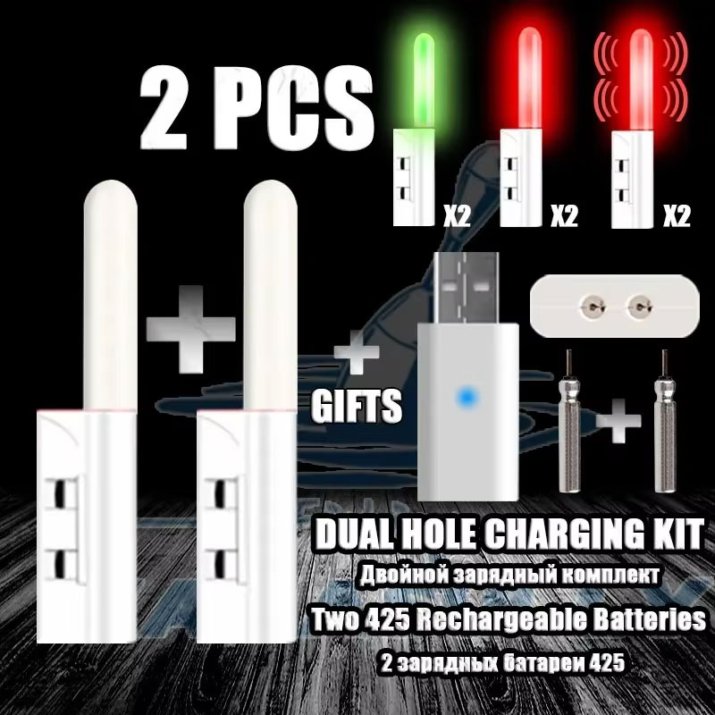 Fish Finder Battery - 2pcs LED Night Light Electronic Fishing