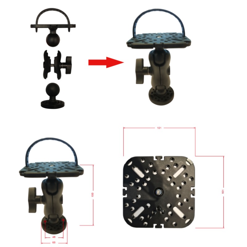 Multifunctional Universal Kaya - огляд і ціна Fish Finder Mount