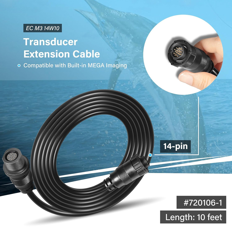 Transducer Extension Cable 10F - огляд і ціна Fish Finder Cable