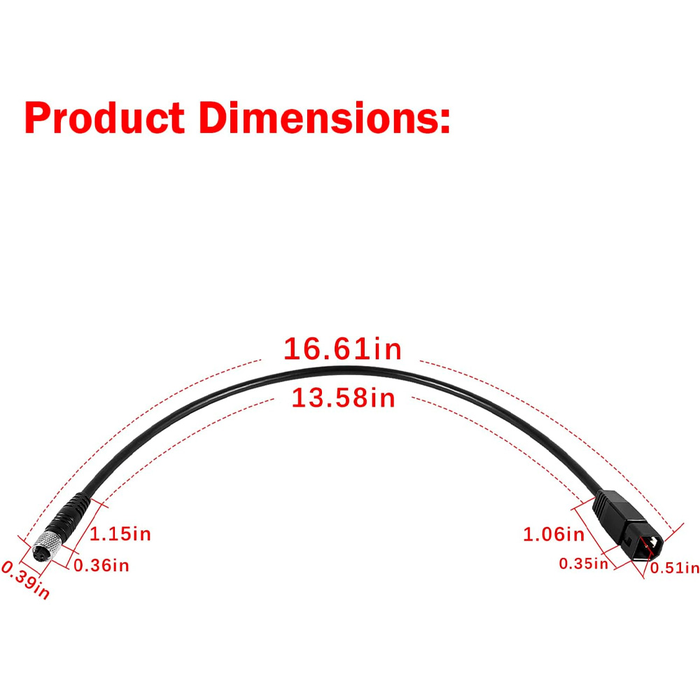 Replacement for1852068 MKR-US2 - огляд і ціна Fish Finder Cable